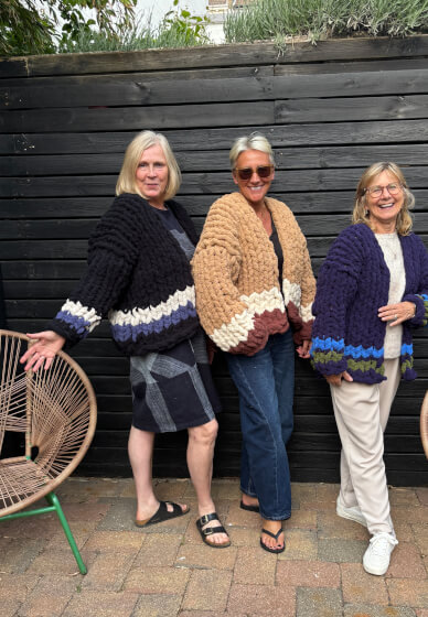 Jumbo Knit Cardi Workshop