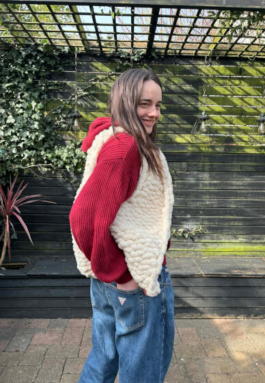 Jumbo Knit Gilet Workshop