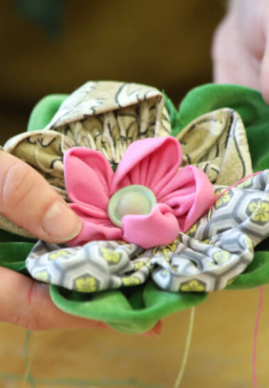 Kanzashi Textile Flower Workshop