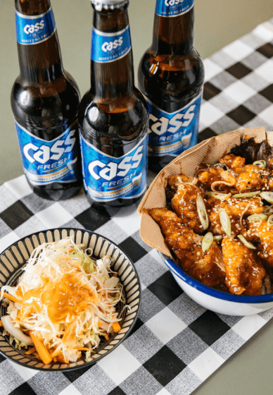 KFC and Korean Street Food Class with a Beer