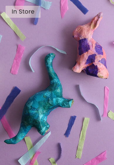 Kids' Decorate Your Own Mache Animal Workshop