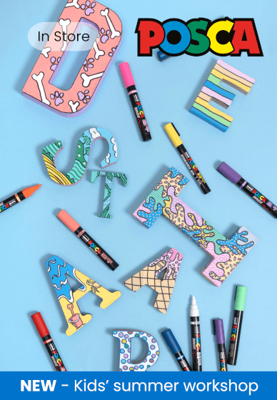 Kids Letter Decorating Workshop with POSCA