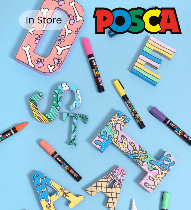 Kids Letter Decorating Workshop with POSCA