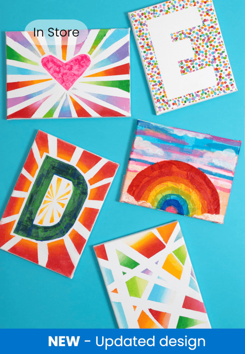 Kids' Mixed Media Canvas Painting Workshop