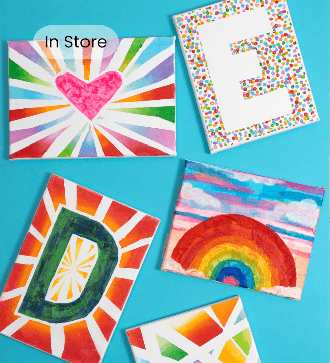 Kids' Mixed Media Canvas Painting Workshop
