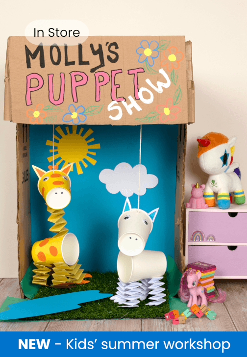 Kids Paper Cup Puppet Workshop