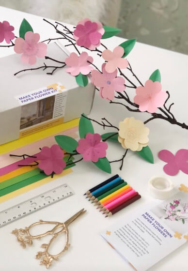Kids' Paper Flower Workshop: Blossom Branch