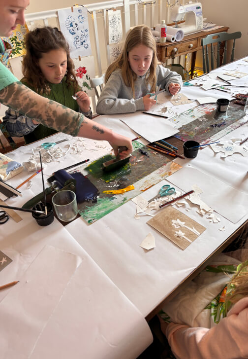 Kids' Summer Collograph Printing Workshop