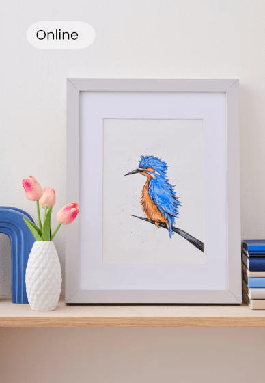 Kingfisher Acrylic Painting Class