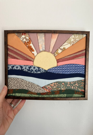 Kinusaiga Fabric Landscape Workshop for Beginners