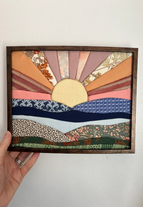 Kinusaiga Fabric Landscape Workshop for Beginners