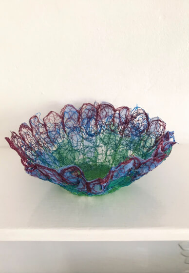 Lace Bowl Machine Embroidery Workshop