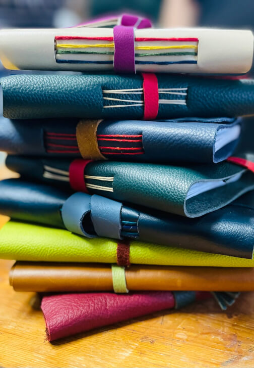 Leather Sketchbook Workshop