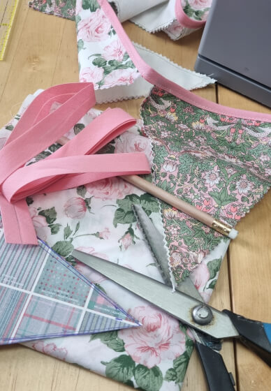 Liberty Print Bunting Making Class