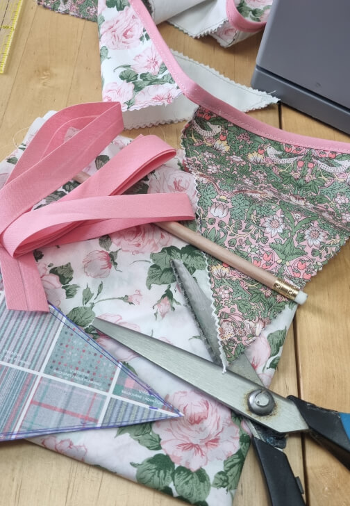 Liberty Print Bunting Making Class