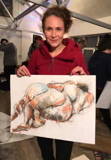 Life Drawing Class with Wine and Tapas
