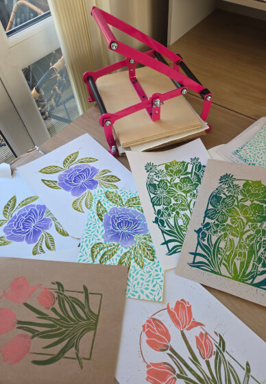Lino Print Workshop
