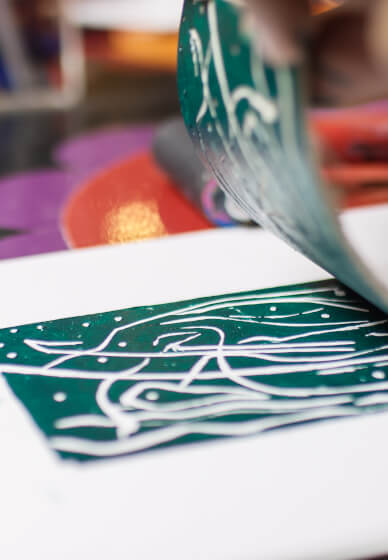 Lino Printing Class: Paper Posters