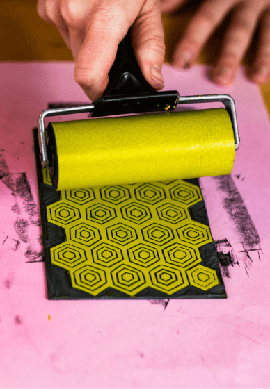 Jigsaw Linocut Printing with Colour Workshop