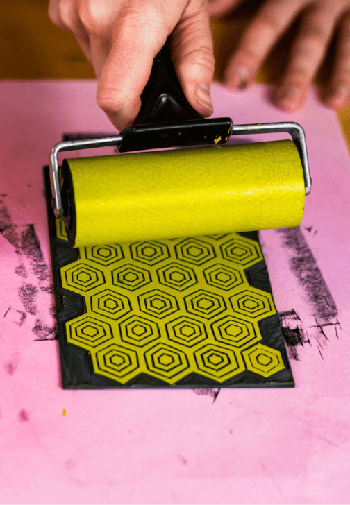 Jigsaw Linocut Printing with Colour Workshop