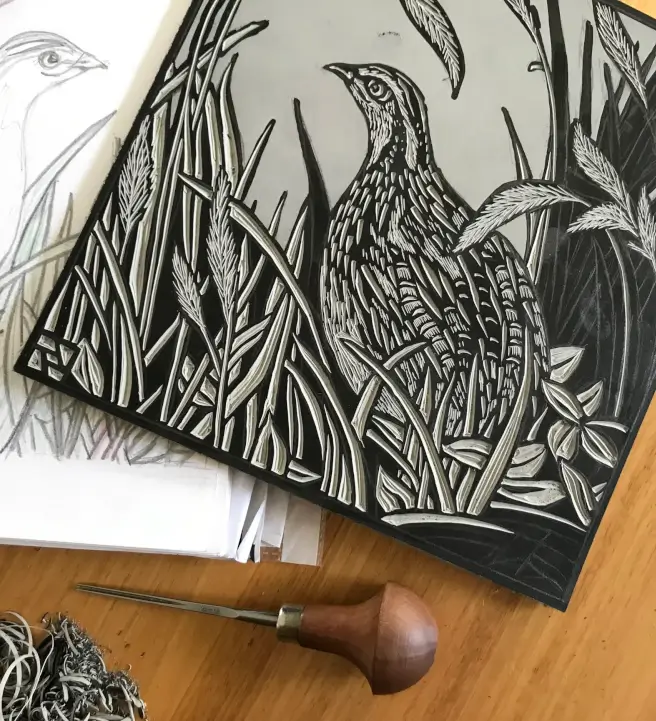Beginner Lino Printing on Tote Bags Workshop