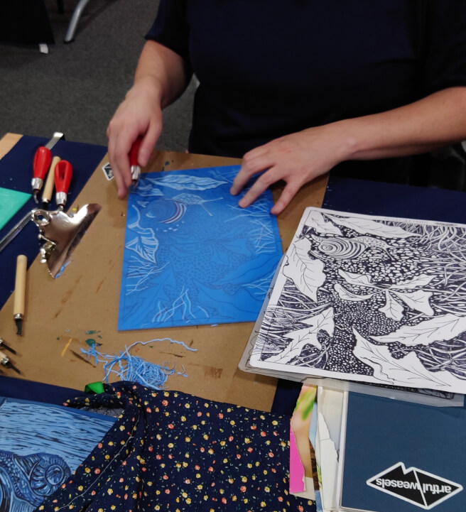 Linocut Printing Workshop
