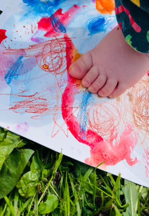 Little Artists, Baby and Me Painting
