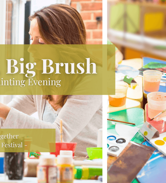 Little Brush, Big Brush Painting Class