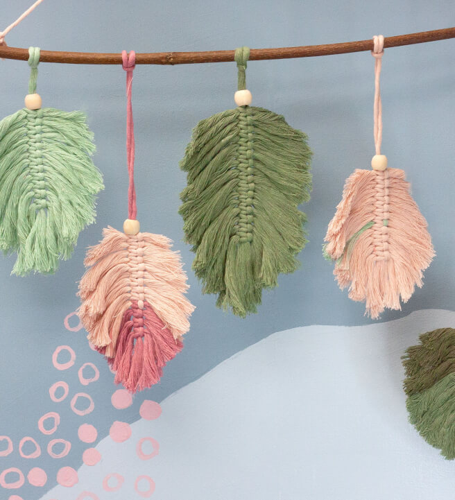 Macrame Feather Wall Hanging Workshop