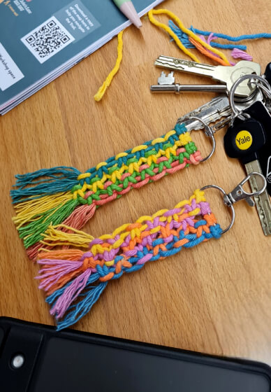 Macramé Keyring Workshop