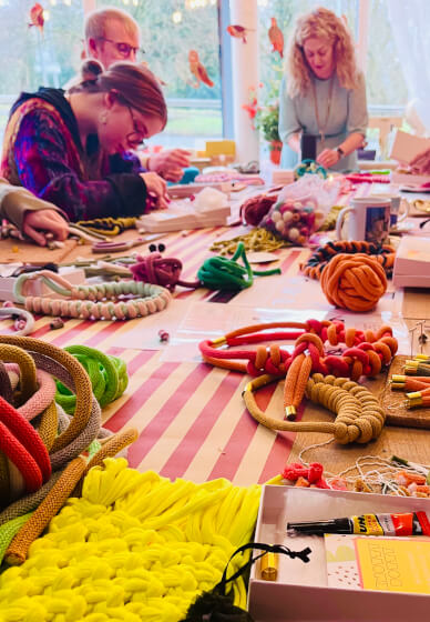 Macrame Knotted Jewellery Class