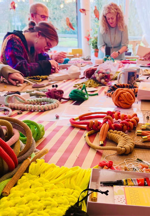 Macrame Knotted Jewellery Class