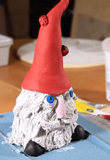 Make a Clay Gnome Sculpture