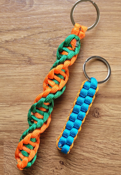 Make a DNA Helix Paracord Keychain for Team Building