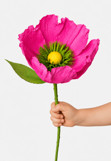 Make a Giant Paper Flower Workshop for Kids