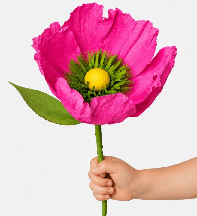 Make a Giant Paper Flower Workshop for Kids