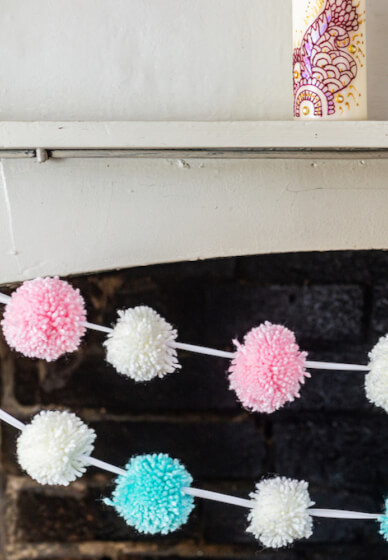Make a Pom Pom Garland for Your Little One