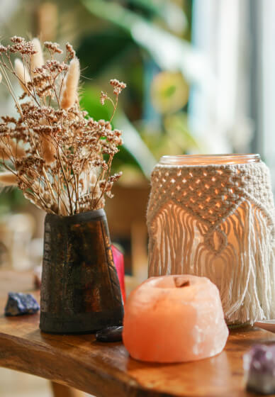 Make a Sacred Ritual Macramé Candleholder