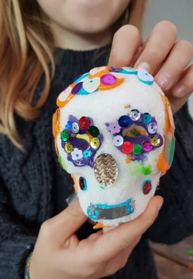 Make a Sugar Skull for Day of the Dead