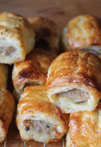 Make Sausage Rolls and Cheese Twists at Home