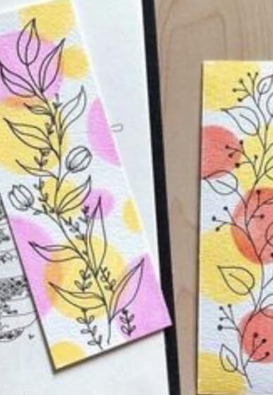 Make Watercolour Bookmarks Workshop