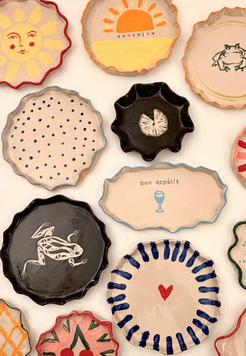 Make Your Own Ceramic Plates Workshop (2 Plates, 18cm)
