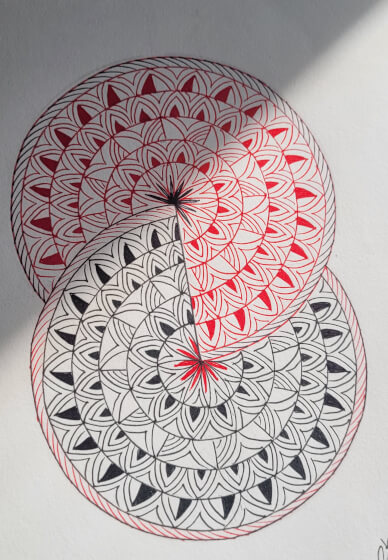 Mandala Art Journaling at Home – a Mindful Creative Practice