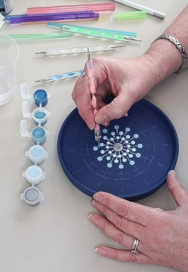 Mandala Painting Workshop: Ring Dish