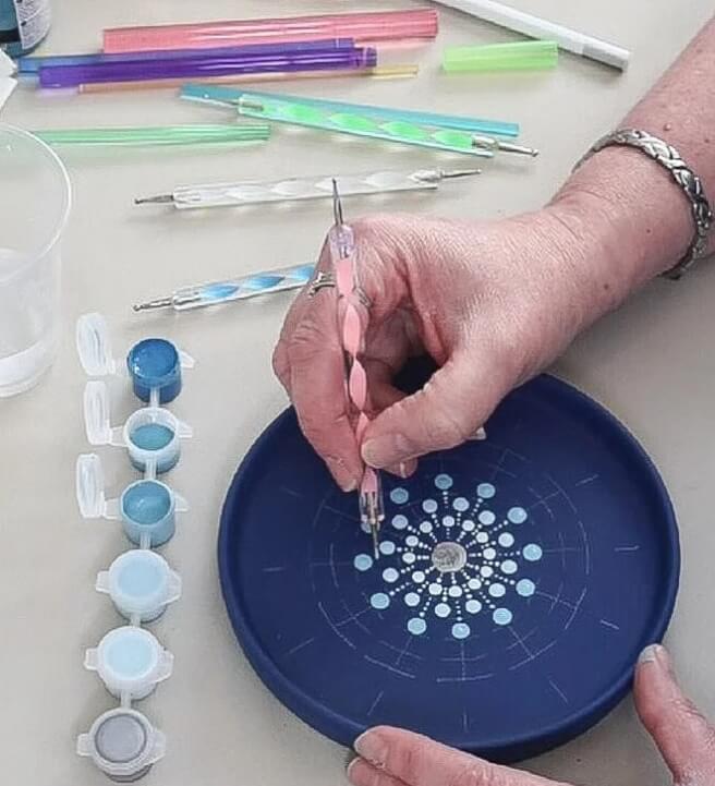 Mandala Painting Workshop: Ring Dish