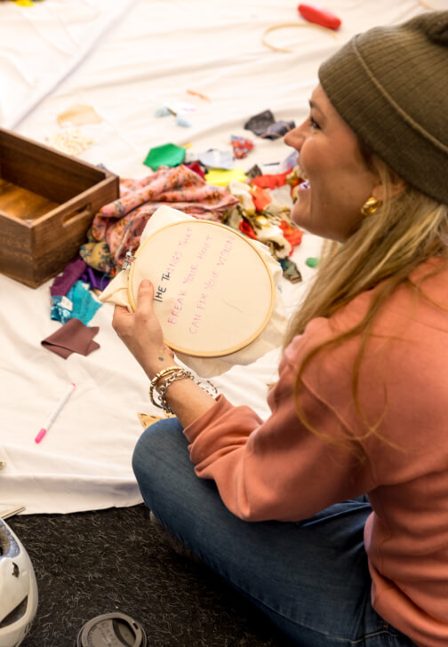 Masks and Threads: Textile Art Workshop