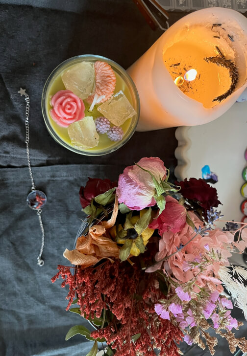 Matcha and Floral Keychain Making Workshop