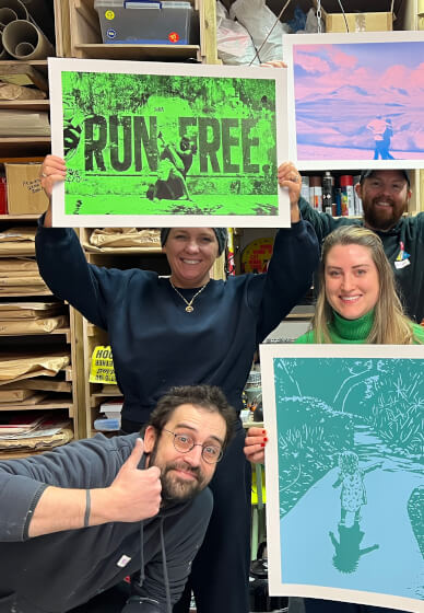 Medium Format Screen Printing Lesson