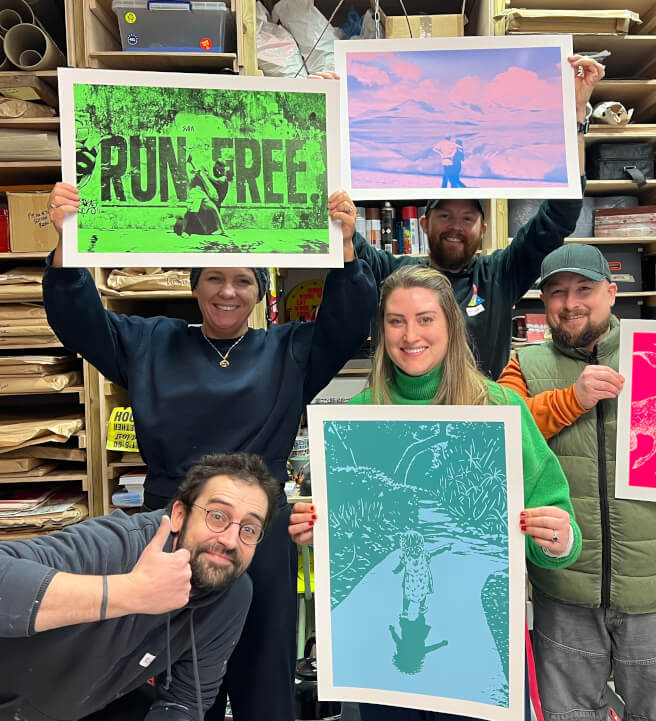 Medium Format Screen Printing Lesson