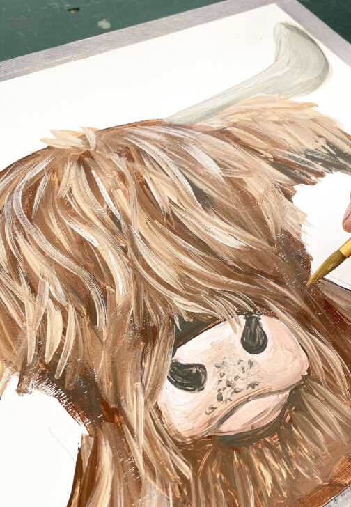 Meet and Make: Highland Cow Painting Class
